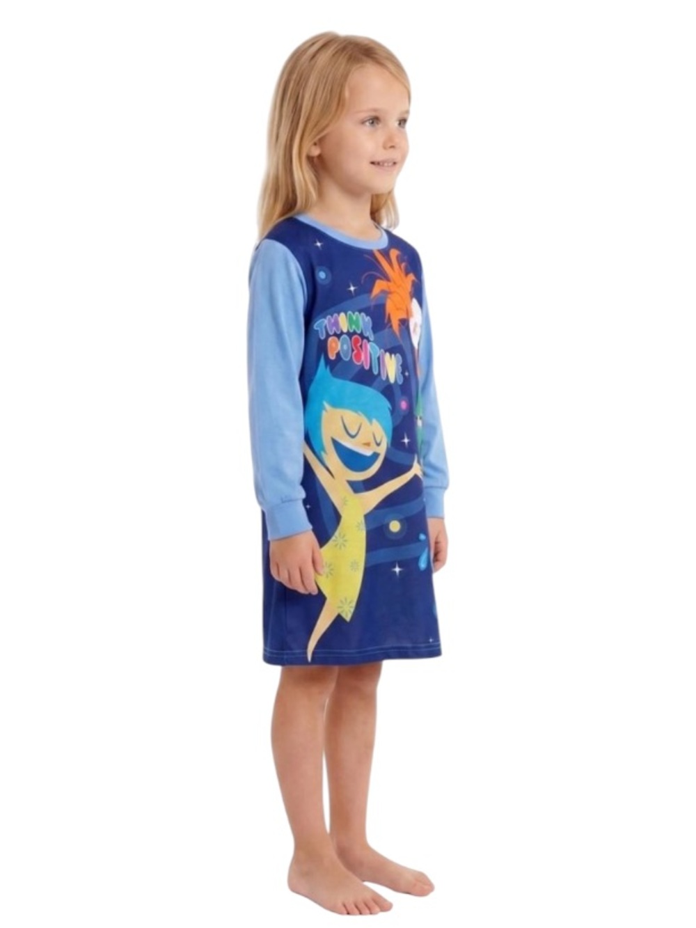 Disney Pixar Inside Out 2 Girls Nightgown, Long Sleeve New with tags - Picture 3 of 6